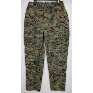 Trouser Woodland Marpat USMC Cargo Camo Pants American Apparel Size M Long 34x34